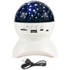 251435 projektor nocni svetlo hvezda bluetooth usb bily