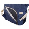 PLECAK TORBA TERMICZNA DO WOZKA ORGANIZER DLA MAMY Kolor granatowy