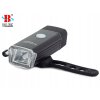 LAMPKA ROWEROWA BAILONG PRZEDNIA DIODA LED CREE Q5 Zasilanie akumulator