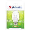 423 52604 verbatim led zarovka classic b 5w e14 2700 k 330lm