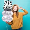 49880 3 vesele balonky zebra