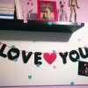85945 4 girlanda s napisem i love you