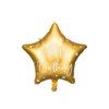 123509 3 kik kx4551 foliovy balonek s hvezdou happy birthday 40cm zlaty