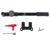 RALLEX Pompka do roweru z manometrem rowerowa reczna do pilki materaca z uchwytem na rower 164434