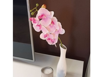 100985 umele kvetiny orchidej svetle ruzova akce