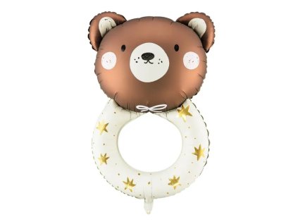 Balon foliowy Grzechotka mis 45cm x 67cm 132436