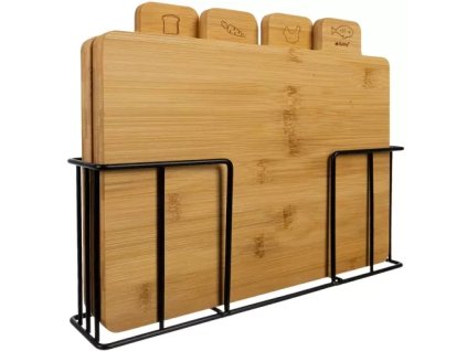 Ruhhy Bambusové krájecí prkénko - 4 ks. 19338