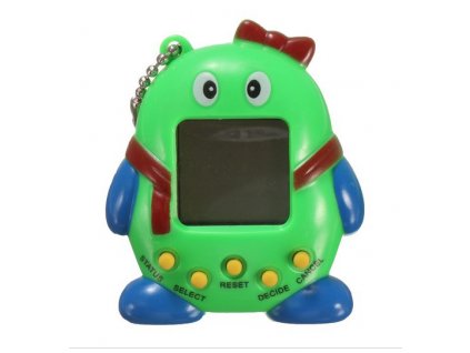 158461 kik kx9720 3 hracka tamagotchi elektronicka hra zvire zelena