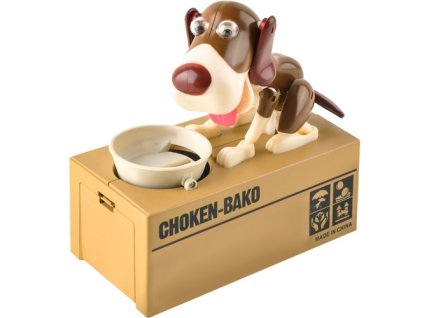 Kruzzel 22470 Psí pokladnička hnědá