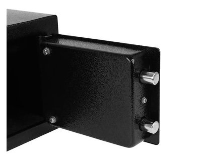 25487 trezor s mechanickym zamkem 230x170x170mm cerna 8800