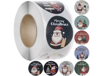 Ruhhy 22328 Vánoční samolepky - role 500 ks