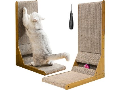 Purlov 22008 Škrabadlo pro kočky 60 cm béžová