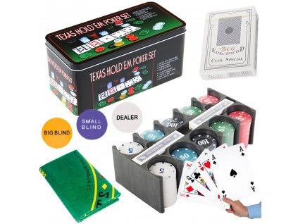 184005 verk 18210 texas hold em poker set