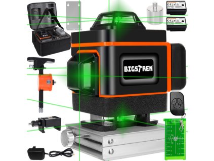 Bigstren 18763 4D Křížový Nivelační Laser 16 Liniový Přístroj