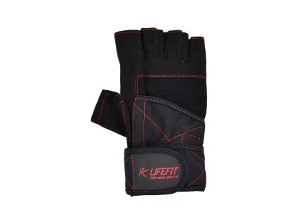 Fitness rukavice LIFEFIT® TOP, černé (Oblečení velikost XL)