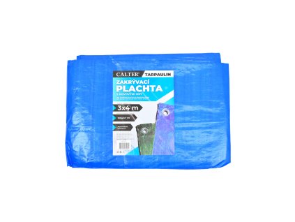 197146 kryci nepromokava plachta 3x4m 100g m2 modra