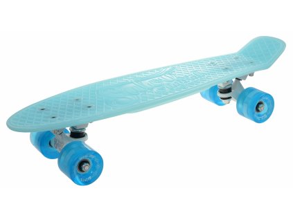 196849 penny board 22 burn rider modry fosforeskujici blikajici kolecka