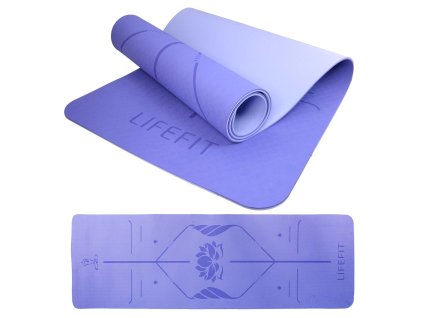 196522 podlozka lifefit yoga mat lotos duo 183x58x0 6cm modra