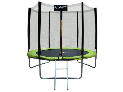 Trampolína LIFEFIT® 8' / 244cm vč.sítě a schůdků (Průměr trampolíny 244cm)