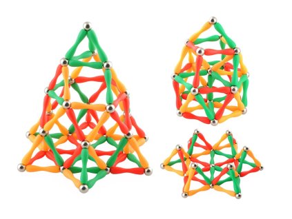 2819 4 magneticka stavebnice 130 dilku 3d 4482