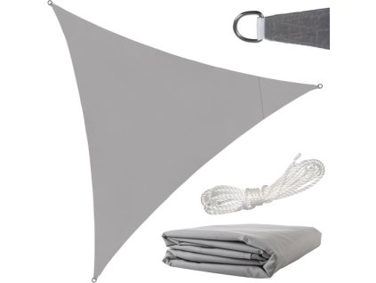 Gardlov Sluneční plachta 3x3x3m šedá 23147