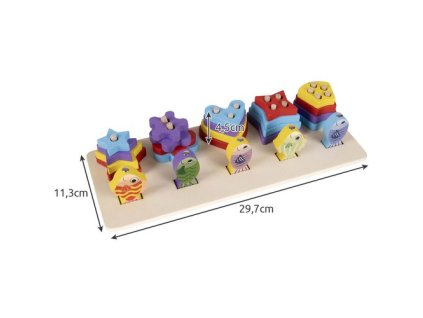 Kruzzel Dřevěná třídička - rybářská 22565