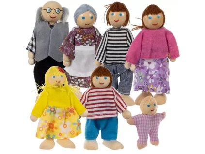 Kruzzel Miniaturní panenky - 7 ks. 19764