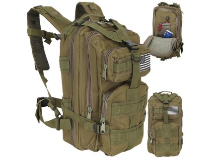 Trizand Zelený malý turistický batoh 23243