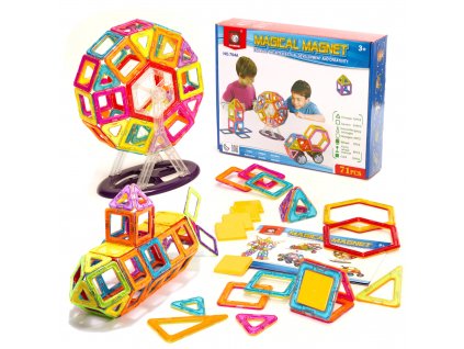 31151 magneticka stavebnice magical magnet 71 dilu kx9682