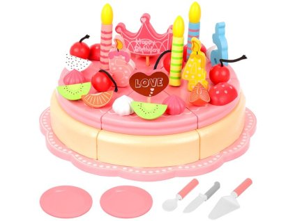 ISO Dřevěný narozeninový dort