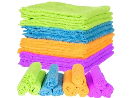 Ruhhy Utěrky z mikrovlákna - sada 12 kusů.