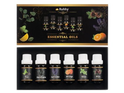 Ruhhy Vonné oleje - sada 6 ks 10 ml 21939