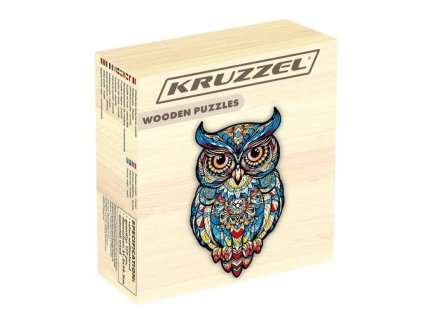 Kruzzel Dřevěné puzzle - puzzle 24551