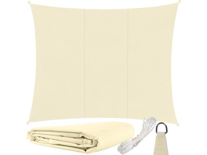 Gardlov Sluneční plachta 4x3m - béžová 23144