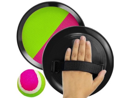 Kruzzel Hra na suchý zip - pádla + míček 23549