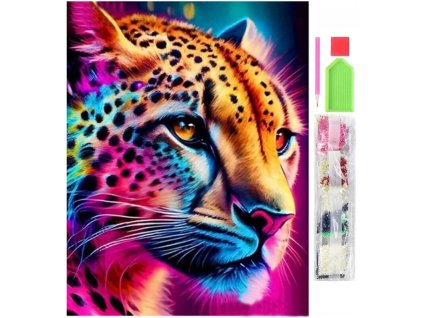 DIAMANTOVÉ MALOVÁNÍ GEPARD 5D 30X40CM