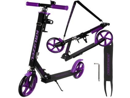 Kruzzel Fialová koloběžka Spidoo 25630