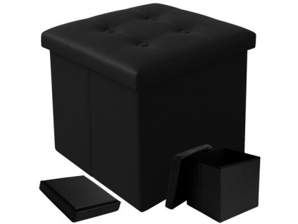 Ruhhy Skládací puf černý 25779