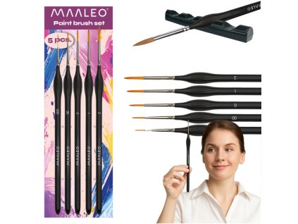 254066 maaleo stetce 5 ks se stojankem 26119