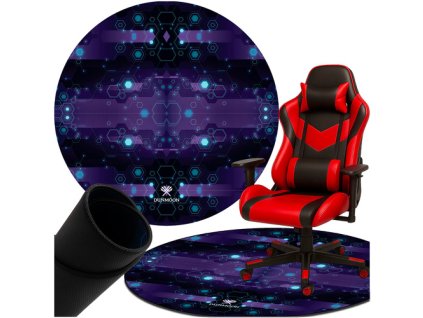 Dunmoon Herní podložka pod židli kulatá 25956