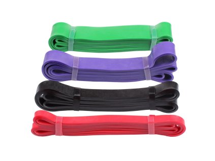 Force Band 4 TPE sada posilovacích gum balení 1 sada