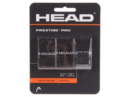 Prestige Pro 3 overgrip omotávka tl. 0,6 mm černá balení 3 ks