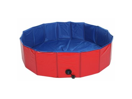 Splash bazén pro psy červená průměr 120 cm