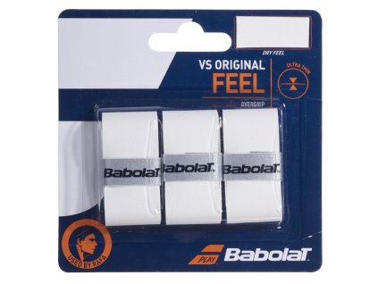 VS Original overgrip omotávka tl. 0,4 mm bílá balení 3 ks