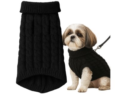 Purlov Oblečení pro psy/kočky velikost L černé 26218