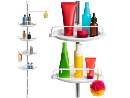 Ruhhy 26639 rohová sprchová police