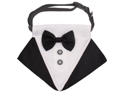 Formal motýlek pro psy černá velikost oblečení M