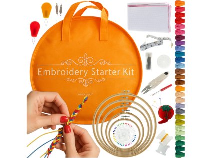 Maaleo Vyšívací sada Floss - 100 barev 25724