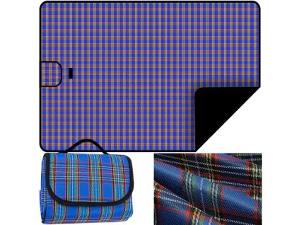 Malatec Pikniková podložka 145x180 základní - modrá