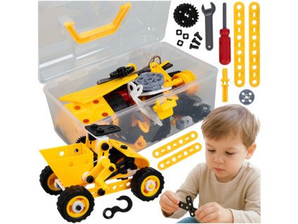 ISO Stavební bloky - vozidla 100 kusů TRADE